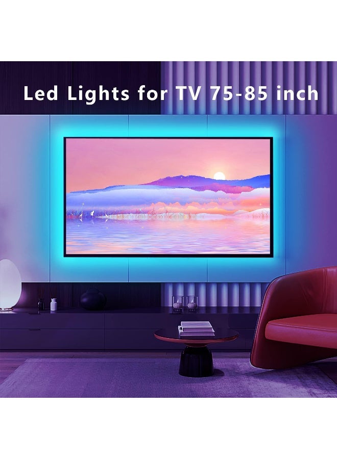 dalattin TV LED Backlight, RGB USB Led Lights for LED TV Lights Music Sync Bluetooth with Remote Control - Image 2